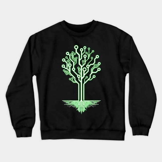 Tree Of Knowledge Crewneck Sweatshirt by GraphicsGarageProject